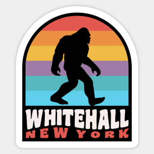 Whitehall New York Bigfoot Sasquatch Adirondack Mountains Sticker